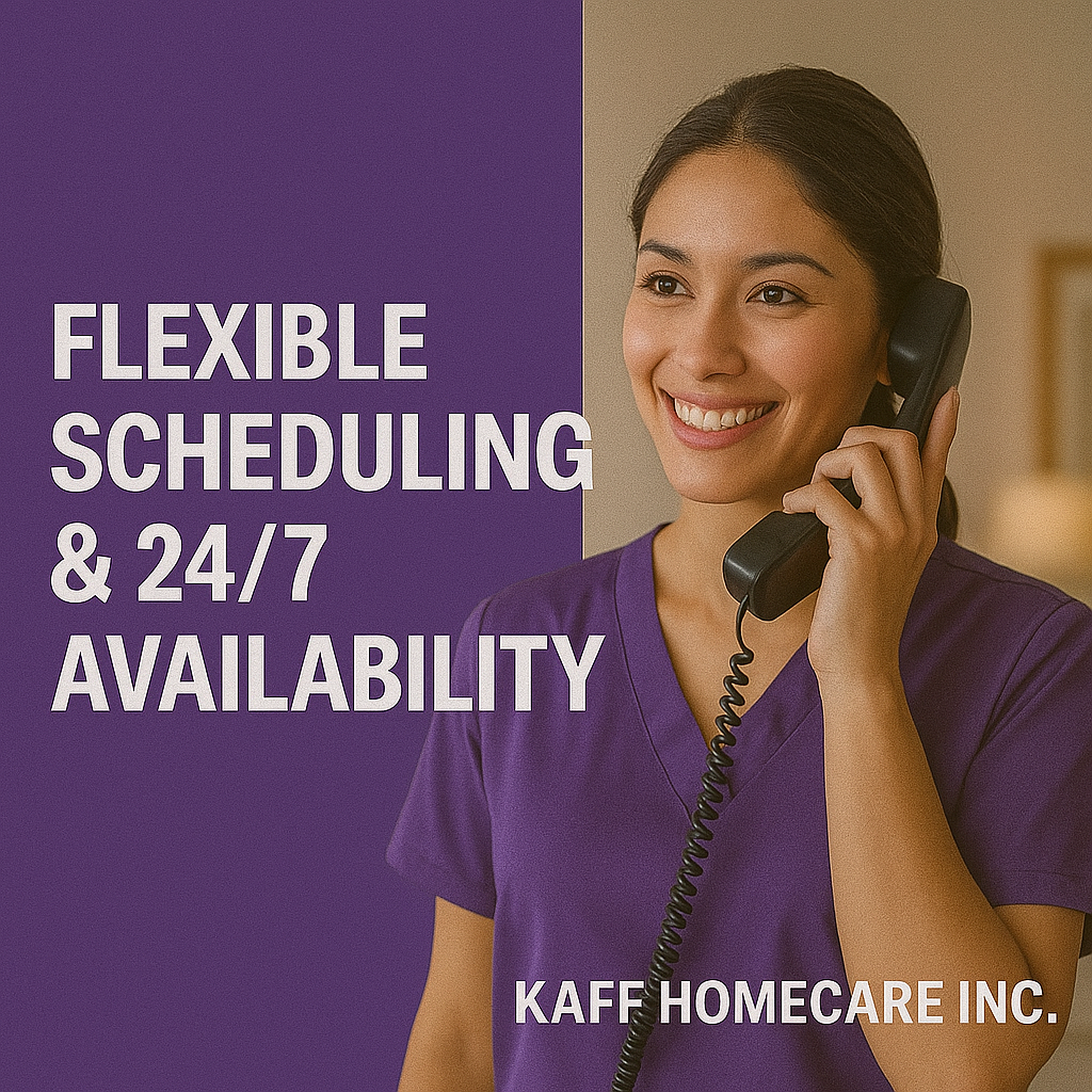 Flexible Scheduling & 24/7 Availability